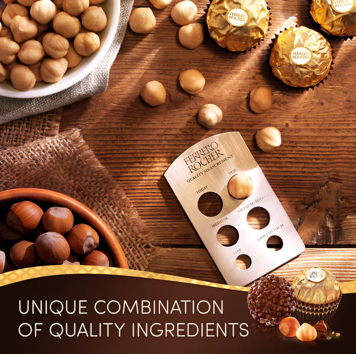 Ferrero Rocher Milk Chocolate Hazelnut 200g