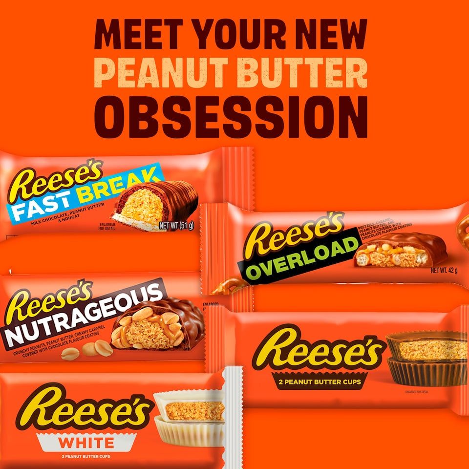 Reese's Milk Chocolate and Peanut Butter Cups Trio 63g