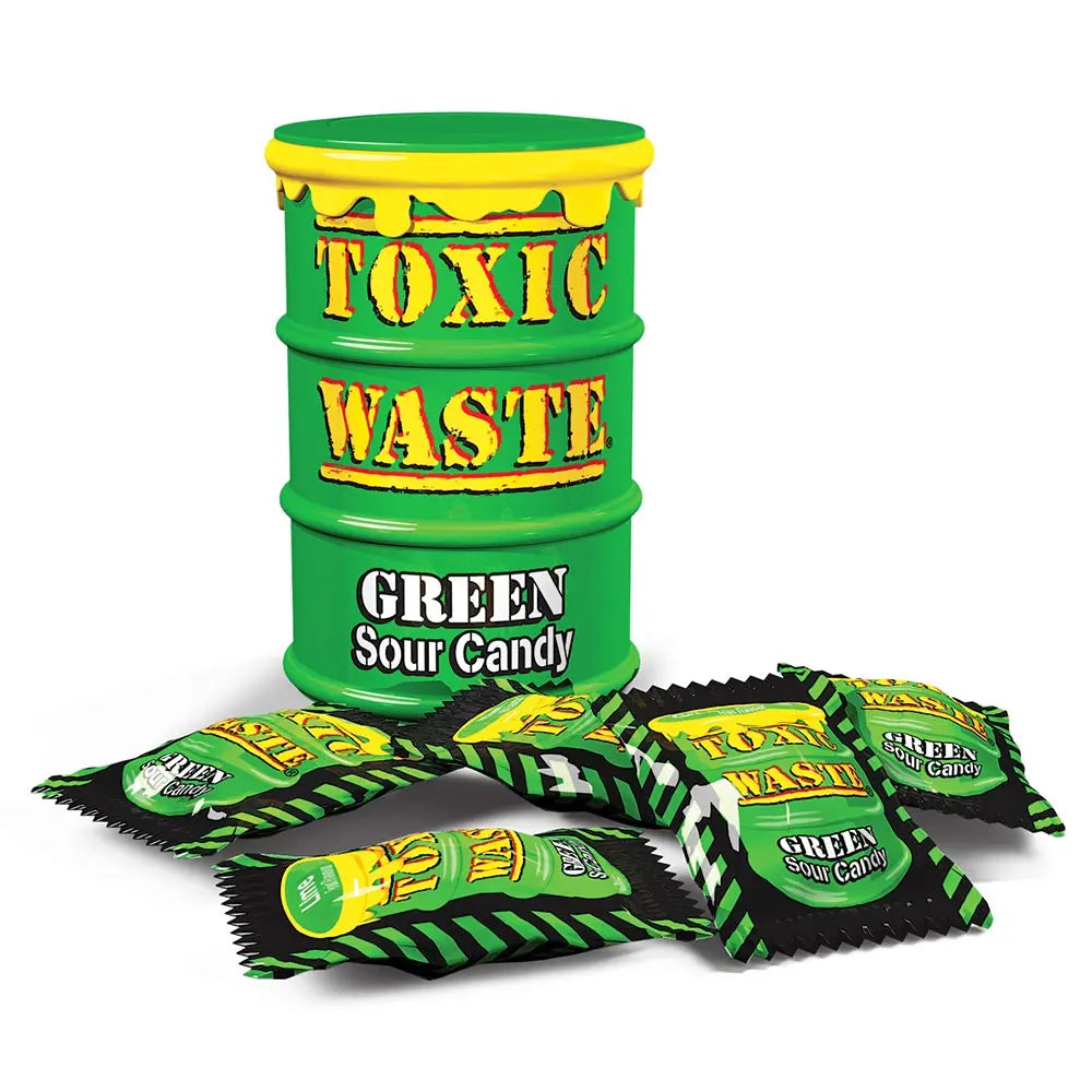 Toxic Waste Sour Candy Drum