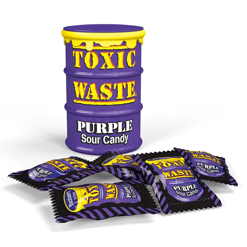 Toxic Waste Sour Candy Drum