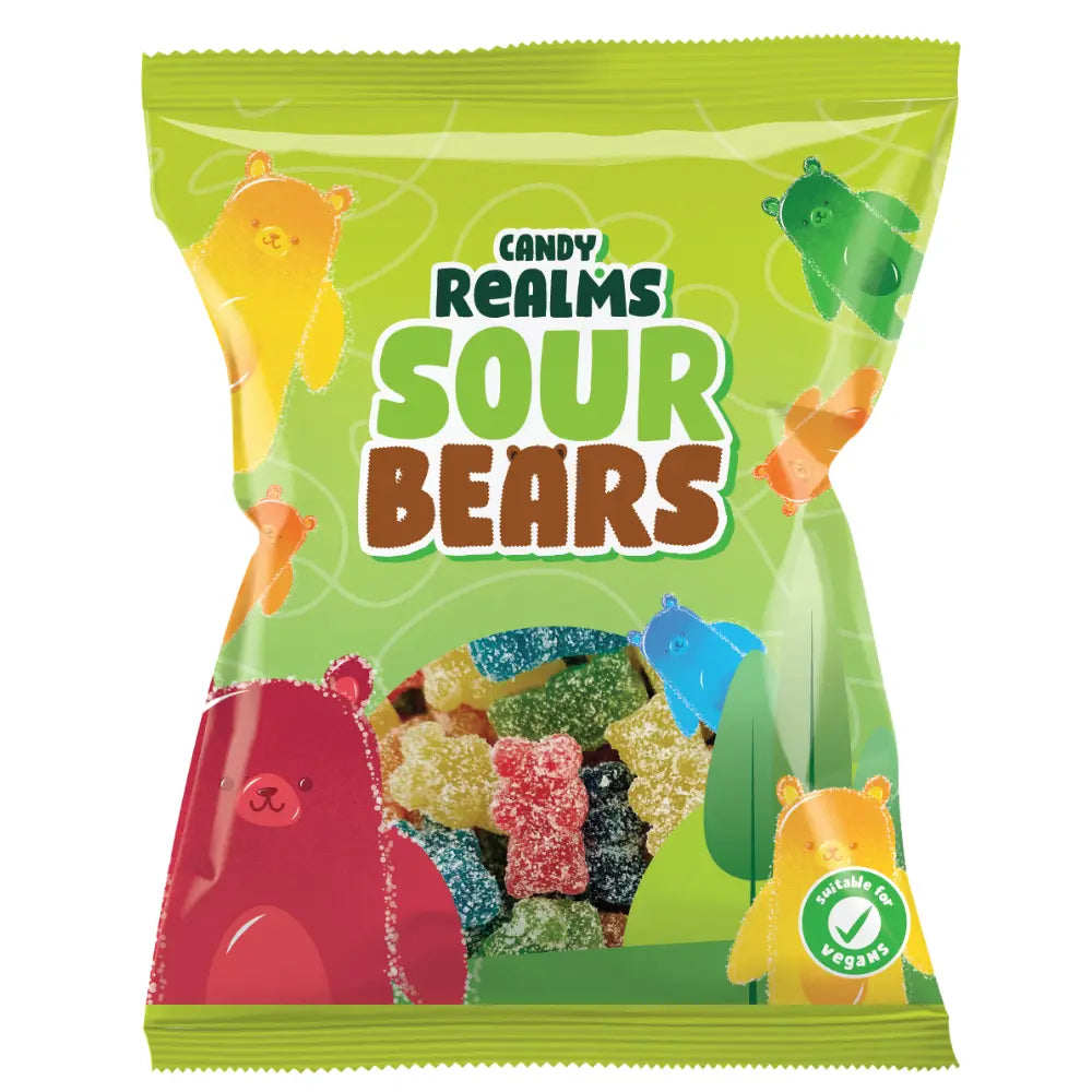 Candy Realms Sour Bears Bag 190g