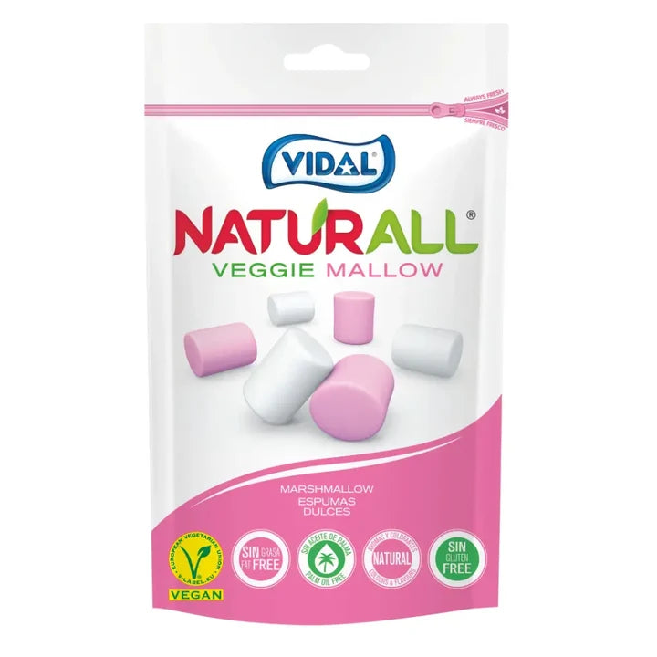 Vidal Naturall Veggie Mallow 180g