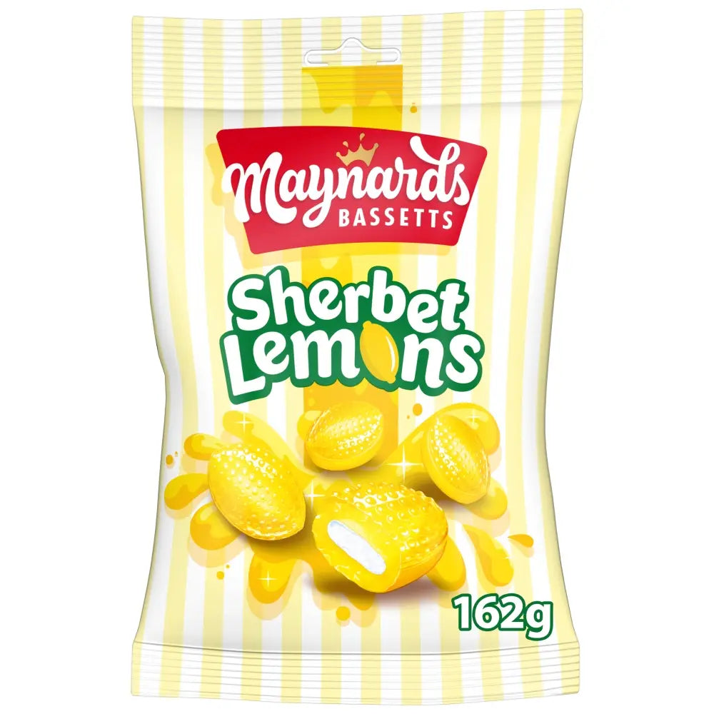 Maynards Bassetts Sherbet Lemons Bag 162g
