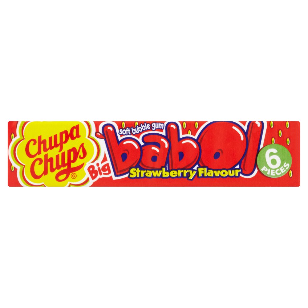 Chupa Chups Big Babol Bubble Gum x6 Pieces