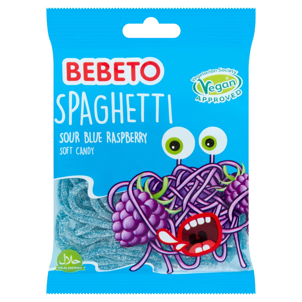 Bebeto Spaghetti Sour Soft Candy 70g
