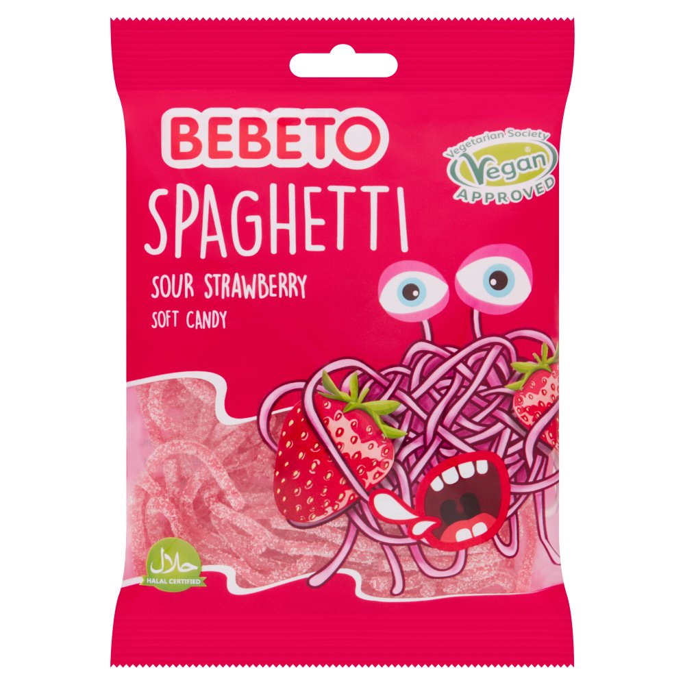 Bebeto Spaghetti Sour Soft Candy 70g