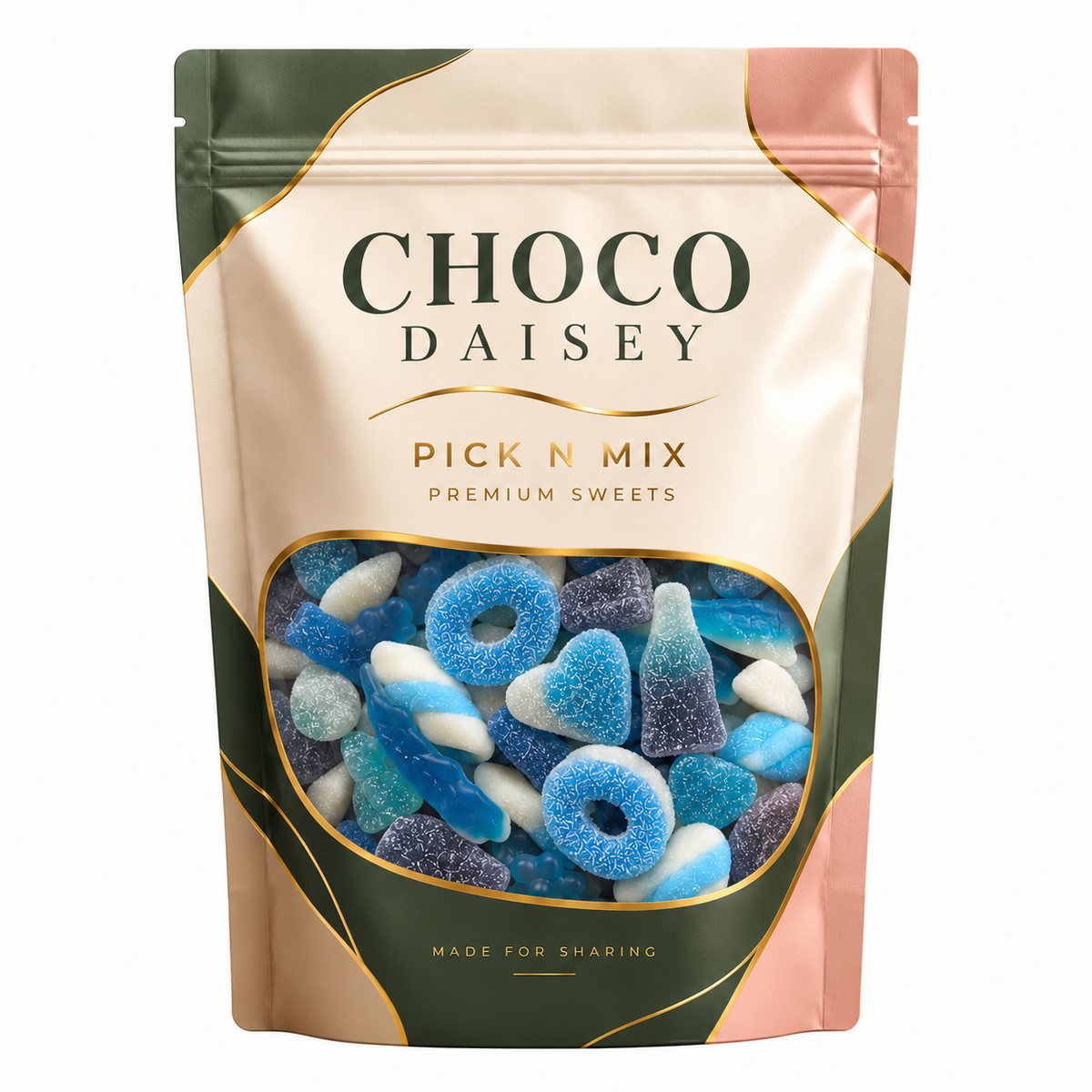 Choco Daisey Blue Mix Pick N Mix Pouch Halal