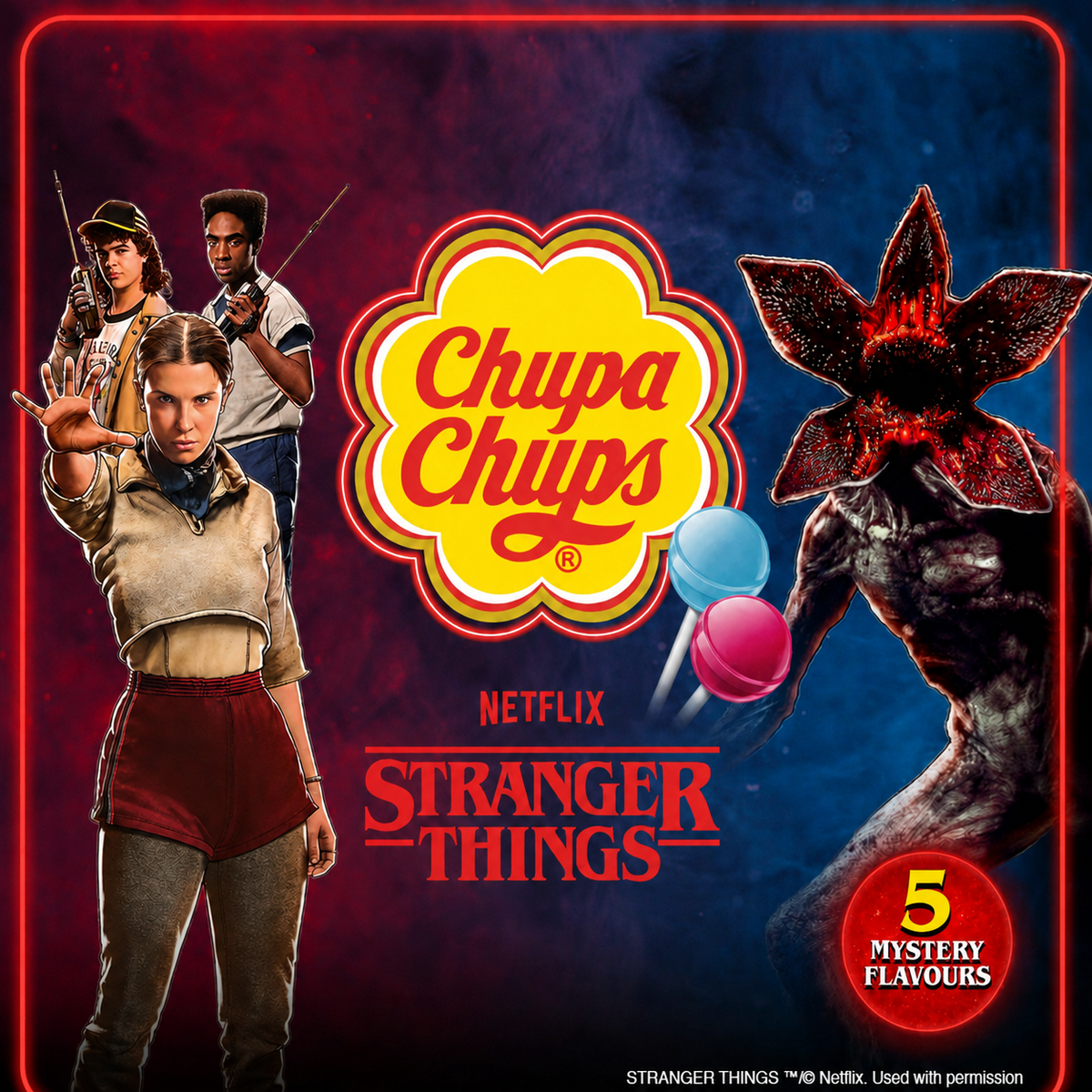 Chupa Chups 50 Assorted Flavour Lollipops 600g