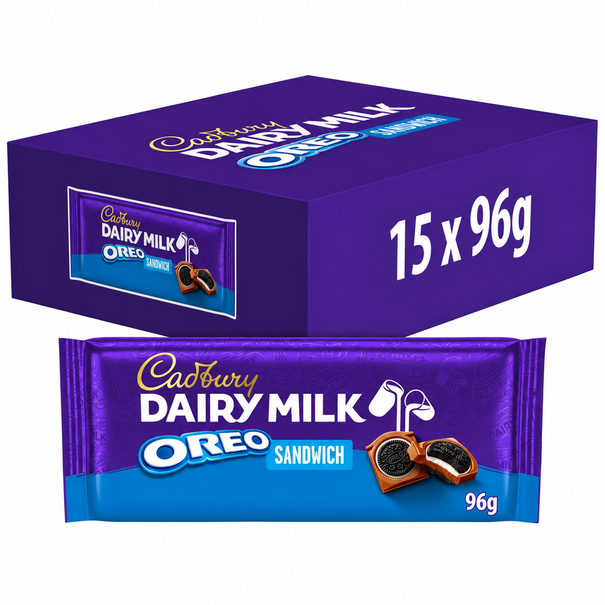 Cadbury Dairy Milk Oreo Sandwich 96g