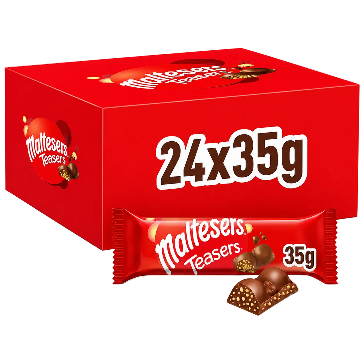 Maltesers Teasers Milk Chocolate And Honeycomb 35g