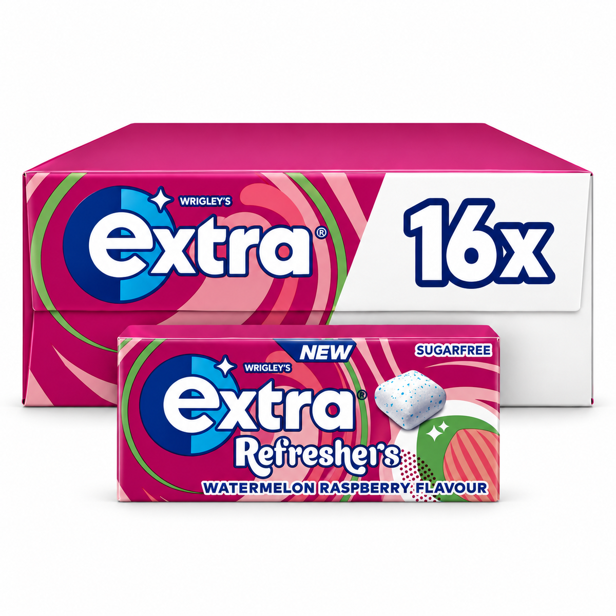 Extra Refreshers Sugar Free Chewing Gum x7 Pieces
