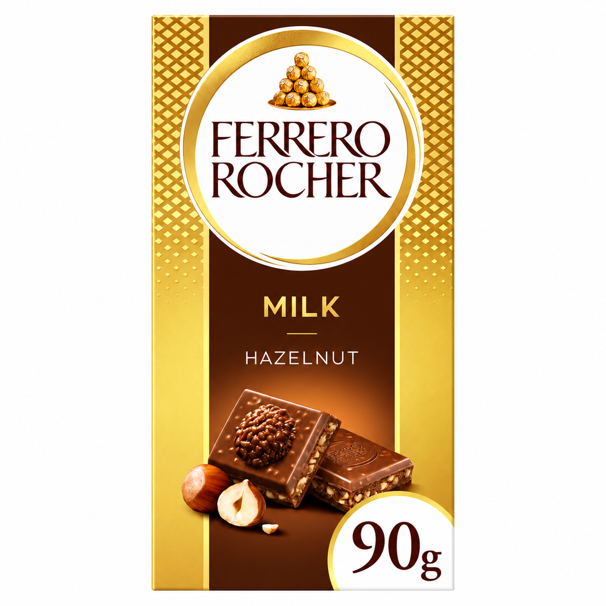 Ferrero Rocher Milk Chocolate Bar 90g