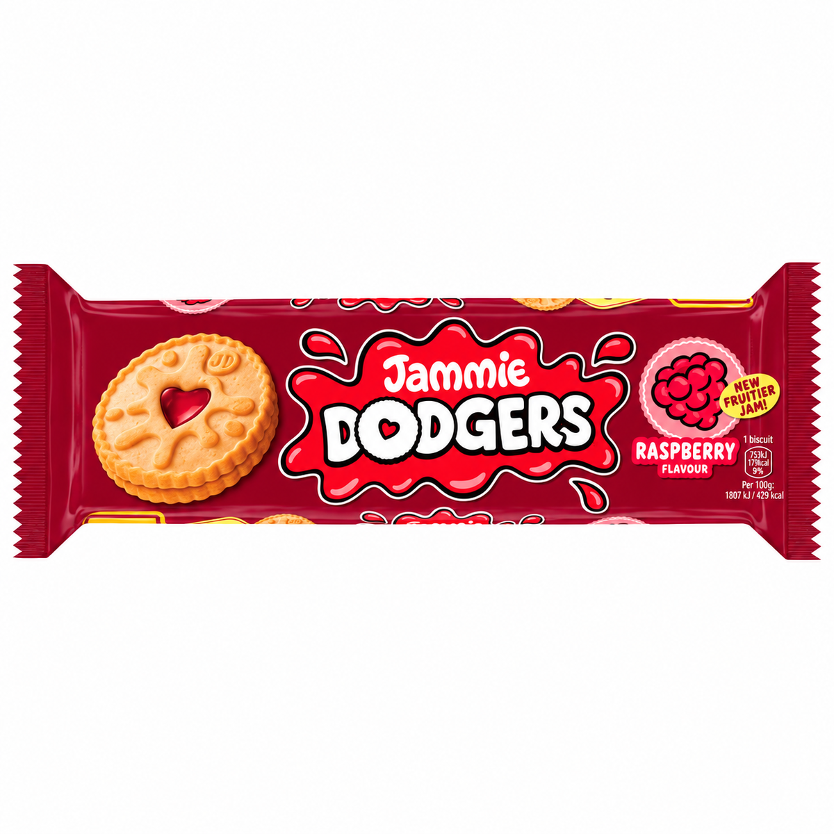 Jammie Dodgers Raspberry Flavour 140g