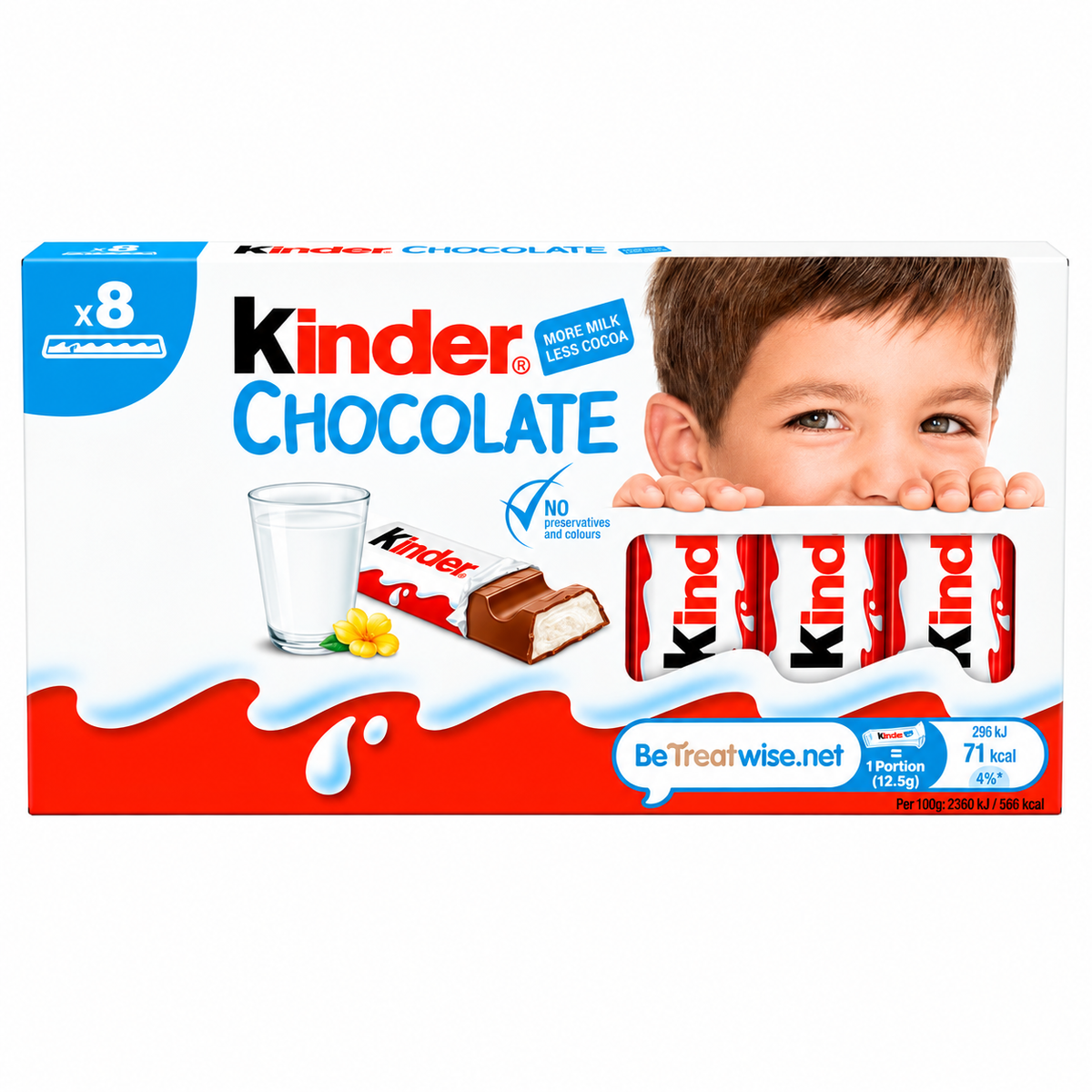 Kinder Small Chocolate Bars Multipack 12.5g