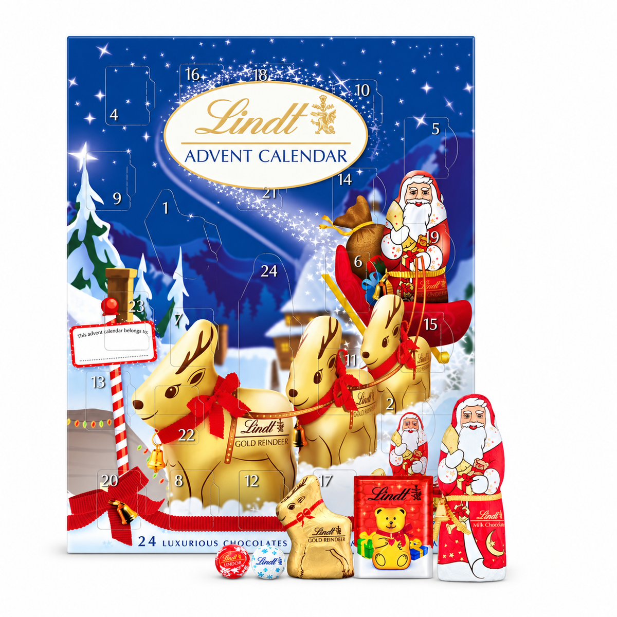 Lindt Christmas Chocolate Advent Calendar 160g