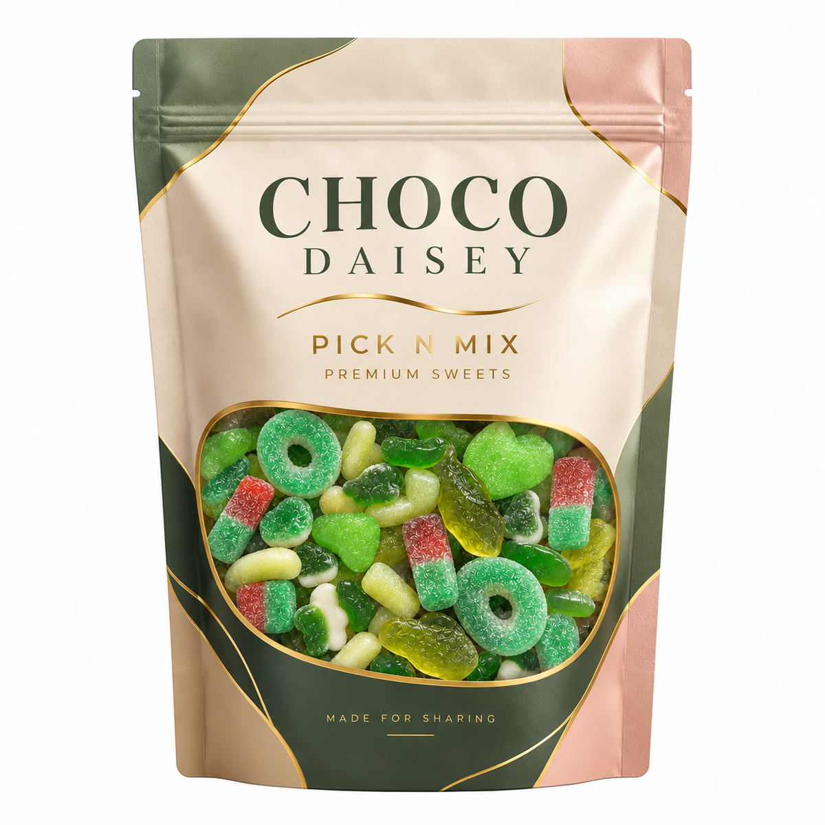 Choco Daisey Green Pick N Mix Pouch Halal