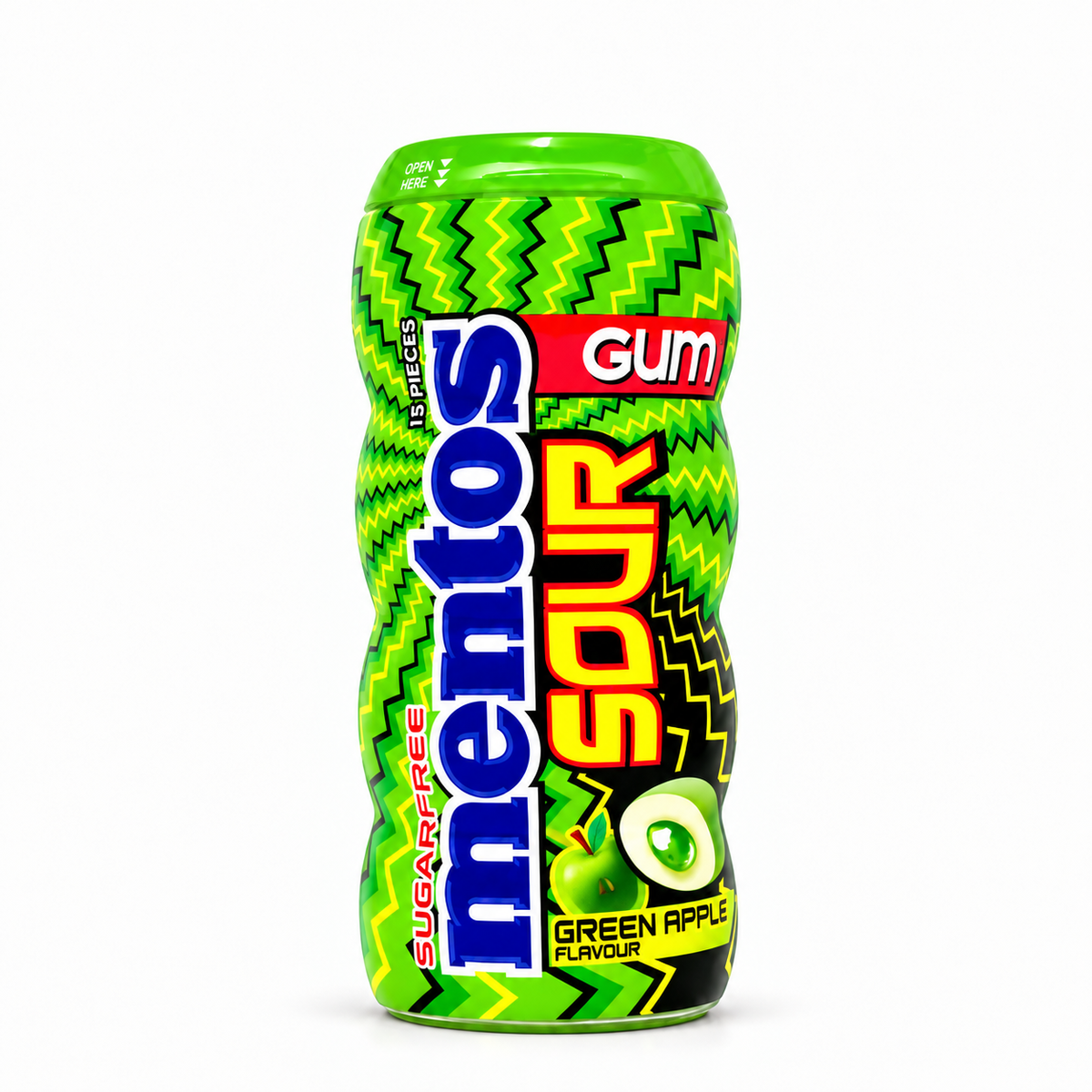 Mentos Sour Gum Bottle 30g