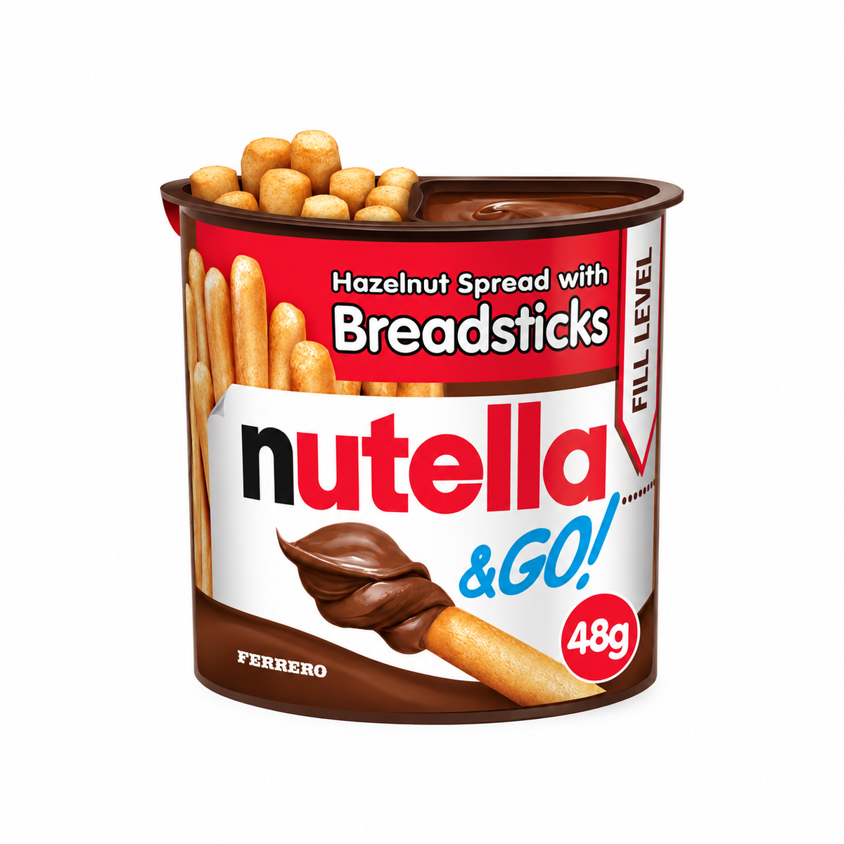 Nutella & Go! Hazelnut Chocolate Spread and Breadsticks 48g