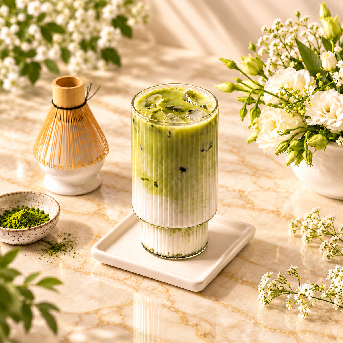 Choco Daisey Iced Oat Matcha
