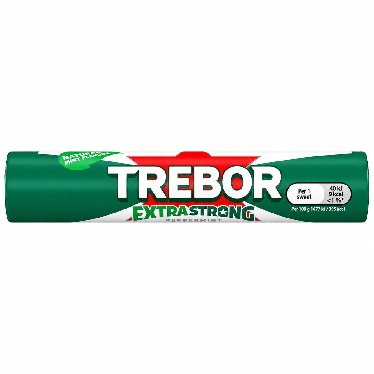 Trebor Extra Strong Peppermint Mints Roll 41.3g
