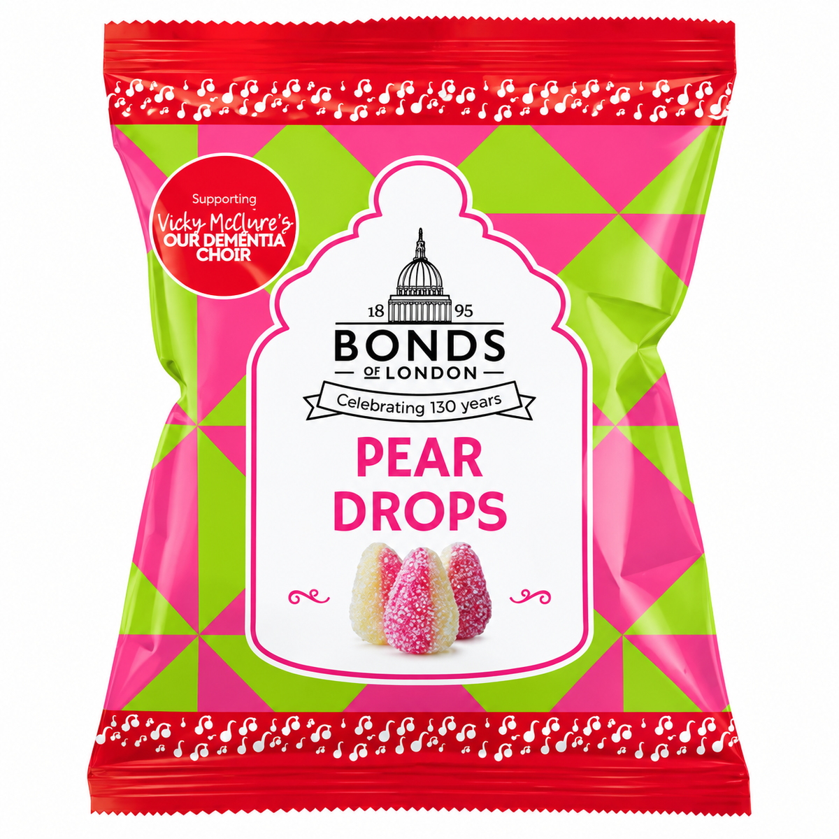 Bonds Pear Drops Bags 130g